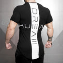 Muscle Brothers Fitness T-shirt Quick Dry Color Matching Sports Leisure Foreign Trade Cross-border Moisture Wicking Running Basketball High Elasticity