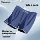 12 Cuecas boxer masculinas，Calcinha boxer de alta elasticidade, confortável e respirável，Shorts Boxer Simples e Elegantes