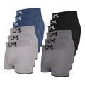 12 Peças，Cueca boxer masculina，Confortável e macio, esportivo e respirável，Corte tridimensional，Cueca masculina