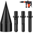 Amazon Firewood Splitting Drill Electric Hammer, Impact Drill and Hexagonal Hardened High Hardness Splitting Drill Bits