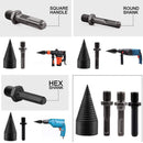 Amazon Firewood Splitting Drill Electric Hammer, Impact Drill and Hexagonal Hardened High Hardness Splitting Drill Bits