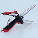 Stainless steel smart scissors six in one multifunctional kitchen fruit and vegetable scissors chicken bone scissors camping picnic cutting scissors