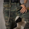 Hip-hop punk style trouser chain Pure handmade chain production with atmospheric white copper buckle fashion men and women waist accessories