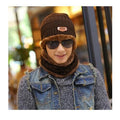 Winter hat pullover cap bib suit plus velvet thick woolen cap men's Korean version autumn and winter men's and women's knitted hat