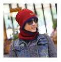 Winter hat pullover cap bib suit plus velvet thick woolen cap men's Korean version autumn and winter men's and women's knitted hat