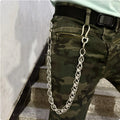 Hip-hop punk style trouser chain Pure handmade chain production with atmospheric white copper buckle fashion men and women waist accessories