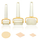3-piece set of cookie molder, plastic dough roller, cookie cutter, baking utensils, cake tools