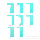 8 new cream decoration pattern scrapers DIY cake baking utensils cream cake scrapers OPP