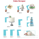 8 new cream decoration pattern scrapers DIY cake baking utensils cream cake scrapers OPP