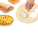 3-piece set of cookie molder, plastic dough roller, cookie cutter, baking utensils, cake tools
