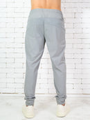 Men's Summer Thin Ice Silk Pants with High Elasticity For Casual Sports Envio para o Brasil jl016