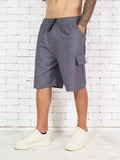 Bermuda Shorts Masculinos Cargo Com Bolso Streetwear Importa