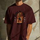 Camiseta Masculina Casual Polo Blu Rock In Roll Malha Algodão do P ao G1