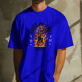 Camiseta Masculina Casual Polo Blu Rock In Roll Malha Algodão do P ao G1