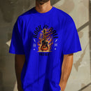 Camiseta Masculina Casual Polo Blu Rock In Roll Malha Algodão do P ao G1