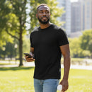Camiseta esportiva masculina de secagem rápida gola redonda e respirável
