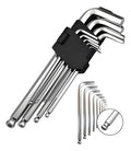 Kit Jogo Chave Allen Hexagonal L Longa 9 Peças 1,5 A 10 Mm