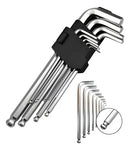 Kit Jogo Chave Allen Hexagonal L Longa 9 Peças 1,5 A 10 Mm