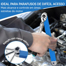 Kit Chave Extensão Catraca Offset 39cm Aço Carbono Casyo