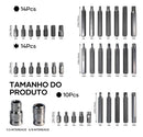 Jogo De Ferramentas 40 Pçs Bit Torx Allen Multidentado Crv