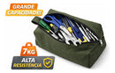 Porta Ferramentas Em Lona Grossa P/ Brocas E Parafusos 15x20