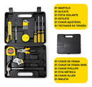 Kit Ferramentas Chave Basica Manual 16 Peças Jogo Maleta