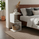 Mesa De Cabeceira S Mdf Branco Quarto Sala Decoração Casa