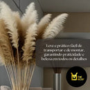 10 Capim Dos Pampas Glass Boho Chic