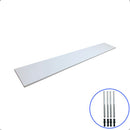 1 Prateleira Mdf 140x20 Branco C/suporte Cozinha Quarto Sala