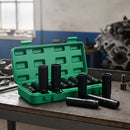 Jogo De Soquetes Impacto Kit Ferramentas Longo Sextavado 1/2