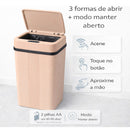 Lixeira Inteligente 12l Sensor Automático Cozinha Banheiro