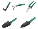 Kit Para Jardinagem Tesoura Poda 10 Peças Com Maleta