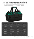 Kit De Ferramentas Eletricista Forte Durável Lona Engrossa