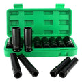 Jogo De Soquetes Impacto Kit Ferramentas Longo Sextavado 1/2