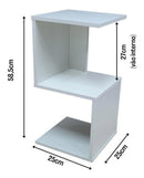 Mesa De Cabeceira S Mdf Branco Quarto Sala Decoração Casa