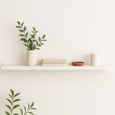 1 Prateleira 170x20 Mdf Branco C/suporte Cozinha Quarto Sala