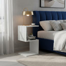 Mesa De Cabeceira S Mdf Branco Quarto Sala Decoração Casa