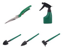 Kit Para Jardinagem Tesoura Poda 10 Peças Com Maleta