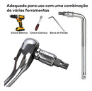 Jogo De Ferramentas 40 Pçs Bit Torx Allen Multidentado Crv
