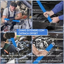 Kit Chave Extensão Catraca Offset 39cm Aço Carbono Casyo