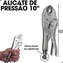 Kit Chave Manutenção Chave Inglesa + Alicate Pressão + Grifo