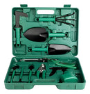 Kit Para Jardinagem Tesoura Poda 10 Peças Com Maleta