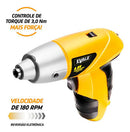 Parafusadeira Bateria 4,8v Torque 3 Nm Kit 12 Peças Evald