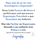 1 Prateleira Mdf Branco Tx 110x30 Multiuso Com Suporte