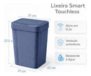 Lixeira Inteligente 12l Sensor Automático Cozinha Banheiro