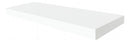 2 Prateleira 40x20 Madeira Mdf Branco Com Suporte Invisível