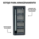 Kit Jogo De Ferramentas 24x1 Chave De Precisão Magnético
