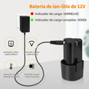 Kit Parafusadeira Furadeira 2 Em 1 12v C/maleta E 2 Baterias