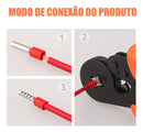 Kit Terminais Isolados 1900 Peças Awg Elétrico Profissional
