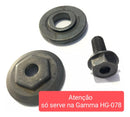 Jogo De Flange E Parafuso 8mm Para Serra Marmore Gamma Hg078